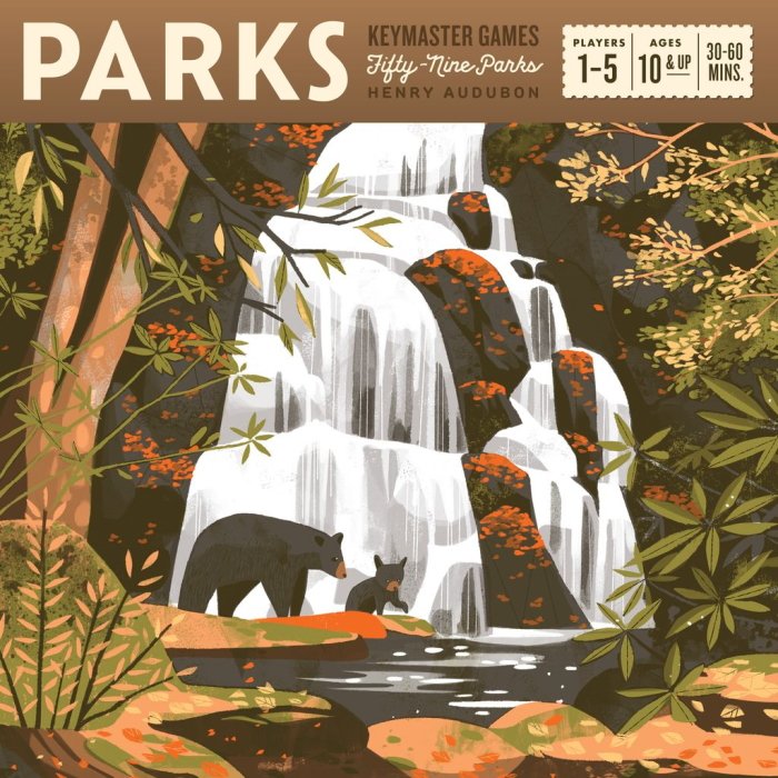 Parks beautiful board game box art