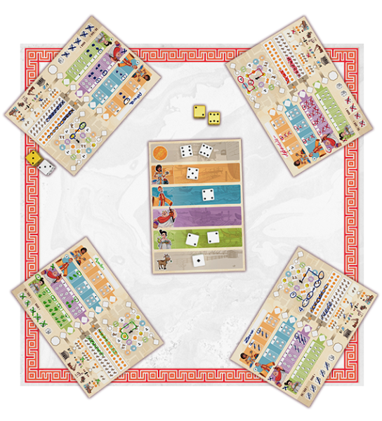 Corinth roll and write online print and play