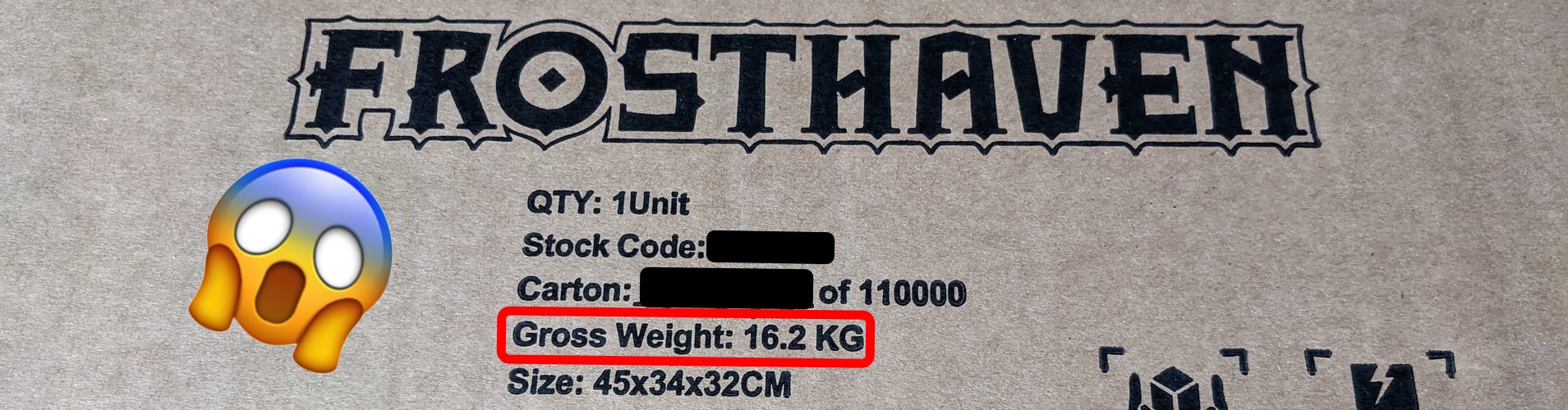 Frosthaven terrifies me weight