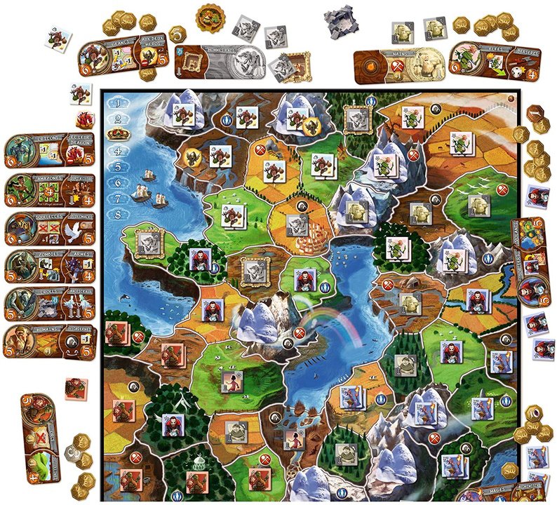 Board games like risk small world