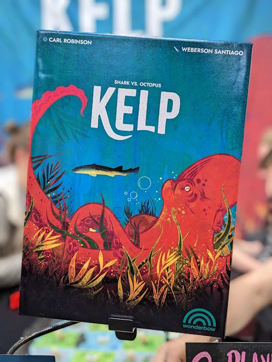 UKGE 2023 non award awards kelp - the box art for Kelp: Shark vs. Octopus